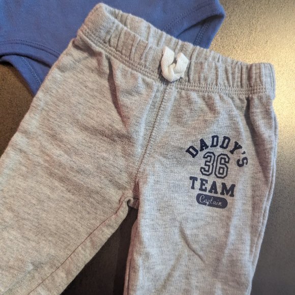 Sporty Jogger Outfit Daddy's Team Captain - Picture 2 of 4